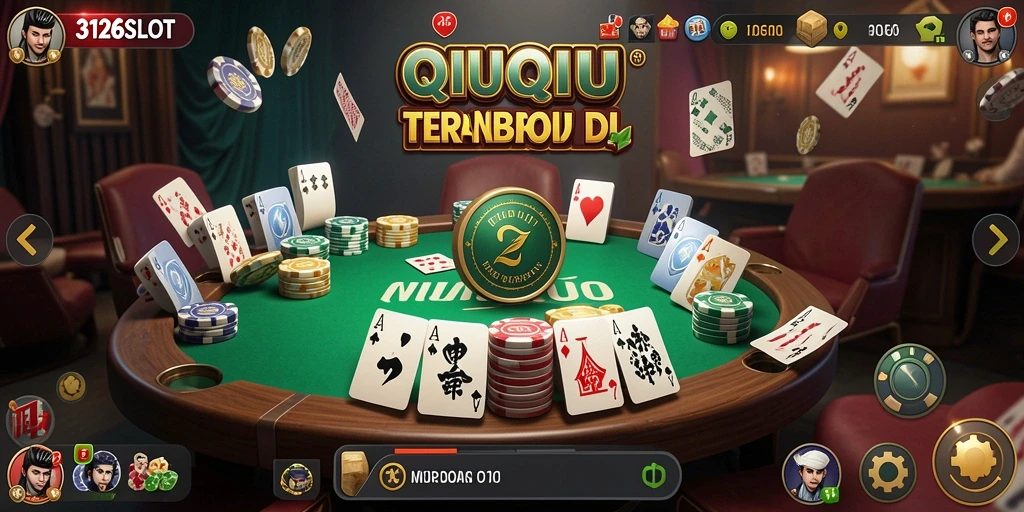 Tampilan gameplay QiuQiu di 3126SLOT yang mendebarkan.