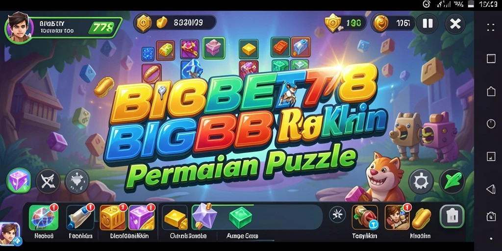 Tampilan gameplay BIGBET78 yang seru dan menantang teka-teki.