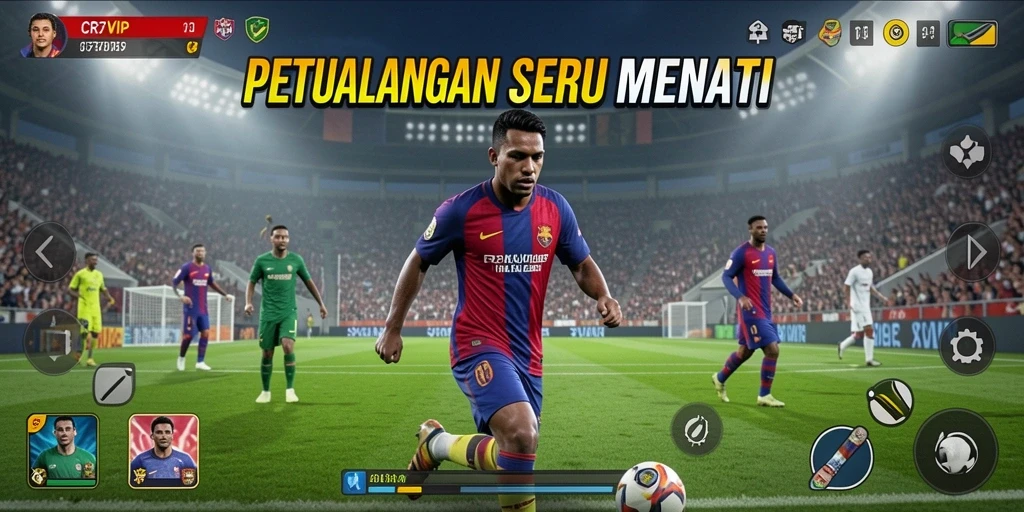 Tampilan gameplay seru dari CR7VIP dalam petualangan mendebarkan.