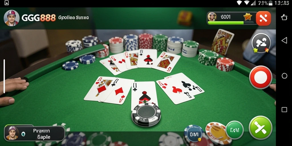 Tampilan gameplay Gaple yang menarik dan interaktif.