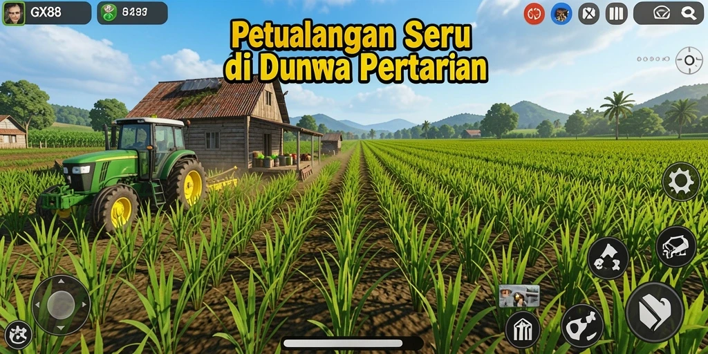 Tampilan gameplay GX88 yang menarik dan penuh warna.