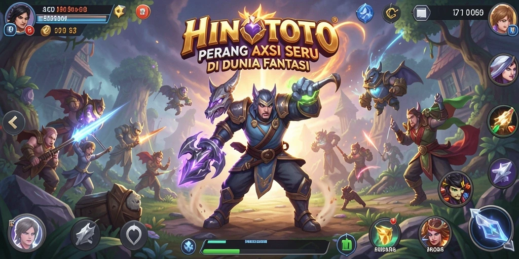Tampilan gameplay seru dari HINOTOTO yang penuh aksi.