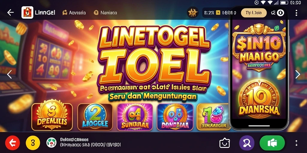 Screenshot gameplay LINETOGEL menampilkan keseruan permainan Slot.