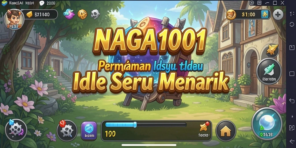 Tampilkan gameplay NAGA1001 yang menawan dengan elemen Idle.
