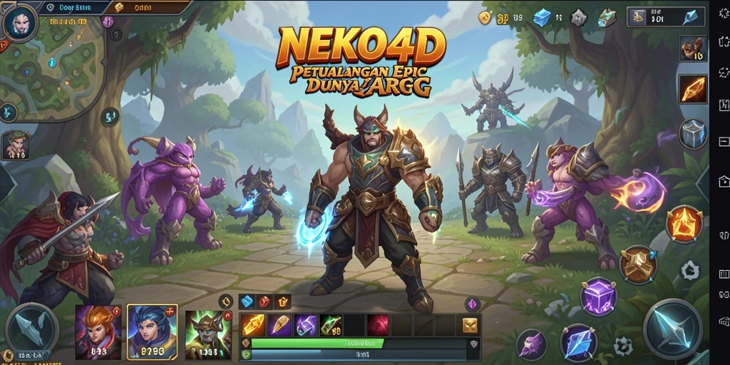 Tangkap momen seru saat beraksi dalam gameplay ARPG NEKO4D.