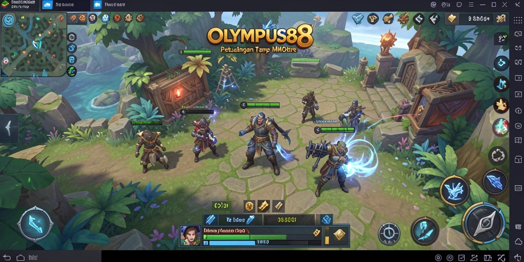 Screenshot gameplay OLYMPUS88 menampilkan aksi pertarungan yang mendebarkan.