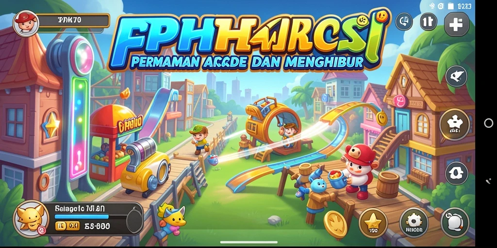 Screenshot gameplay PPHOKI menampilkan aksi seru dalam permainan Arcade.