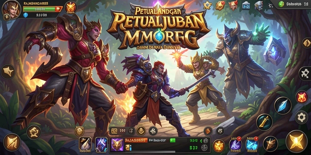 Gameplay seru RAJABANDAR88 dengan grafik menakjubkan.