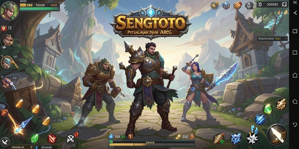 Tampilan game SENGTOTO yang menakjubkan dengan aksi dinamis.