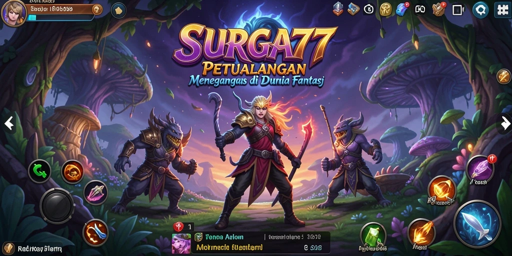 Screenshot gameplay SURGA77 menampilkan aksi seru dalam petualangan menegangkan.
