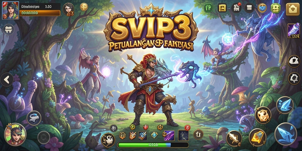 Tampilan gameplay SVIP3 yang penuh aksi dan grafik memukau.