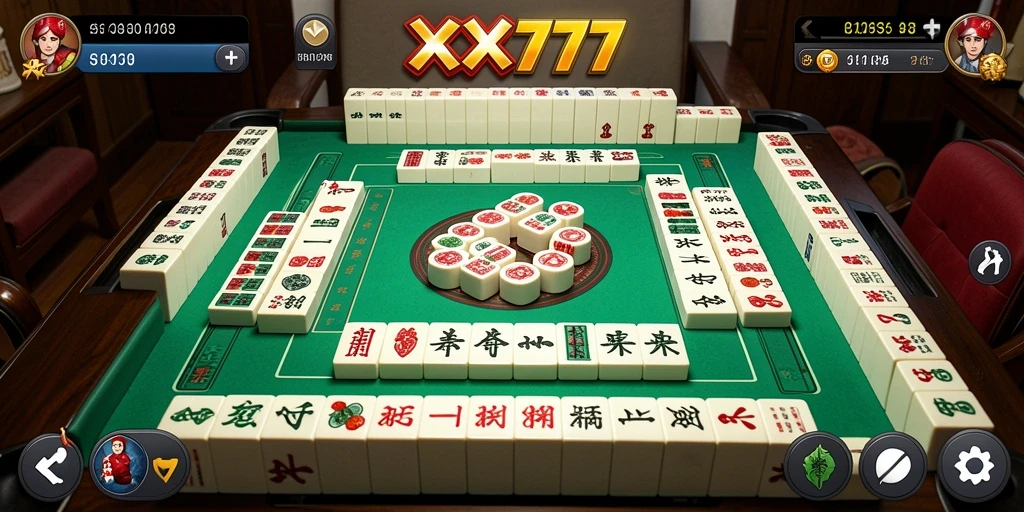 Tampilan gameplay Mahjong yang seru dan menantang di XXX777.